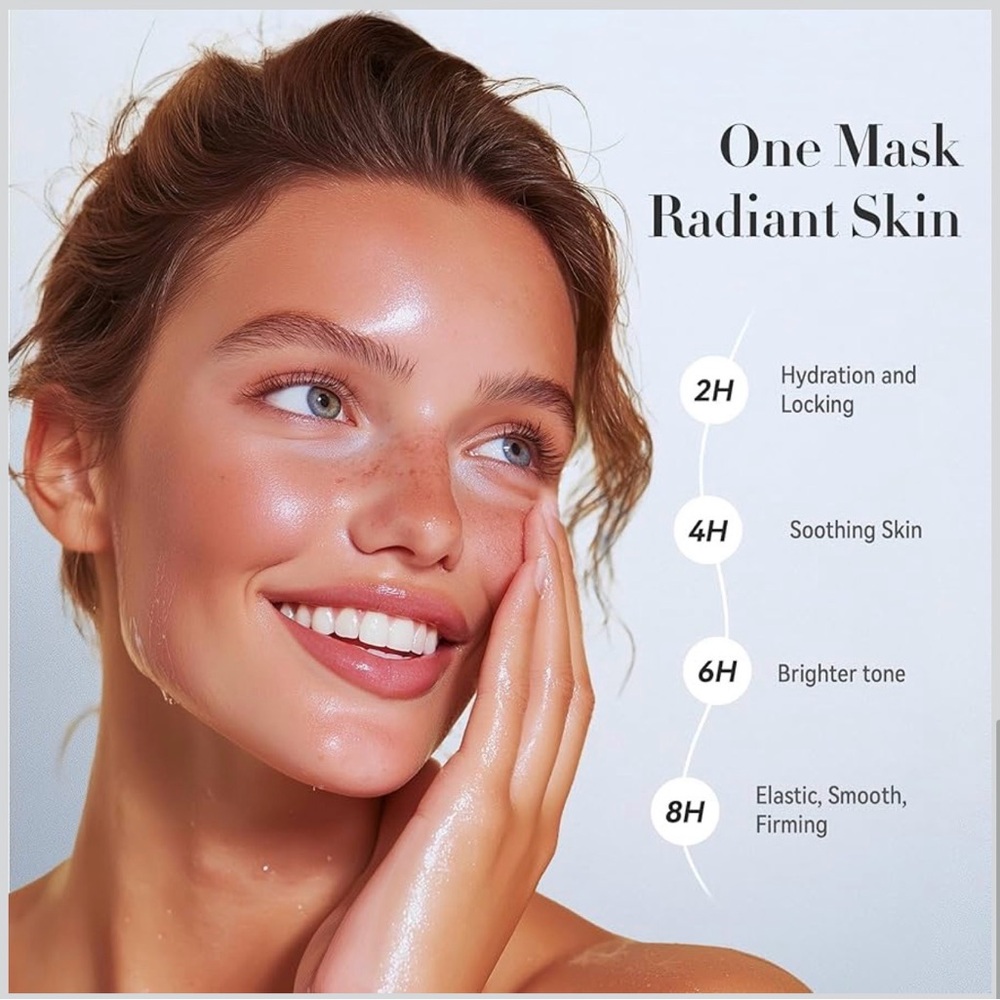SET OF 4 • Bio-Collagen Face Masks • NEW IN BOX - Picture 4 of 7